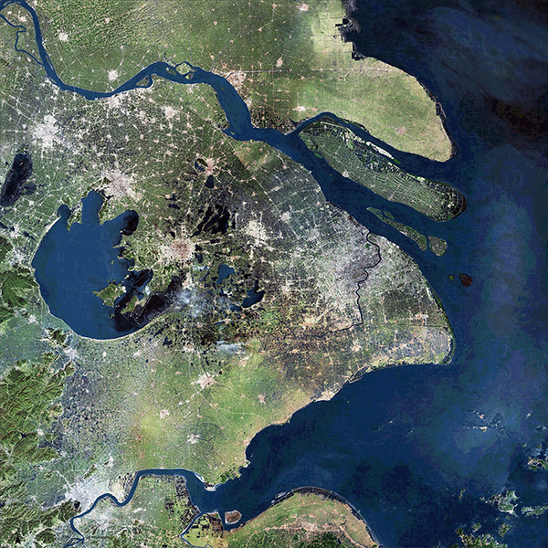 aerial view - Yangtze