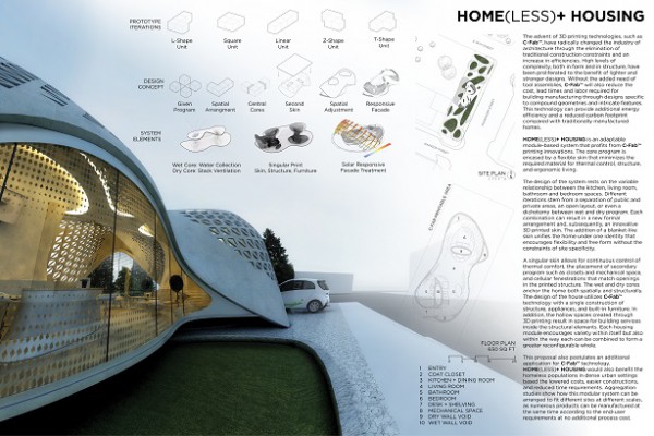 Freeform Design Challenge finalist - HOME(less)+ Housing