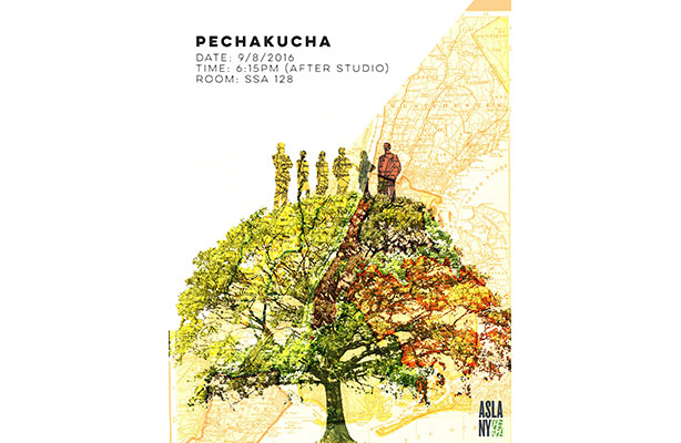 event flyer: 2016 Landscape Architecture Pecha Kucha