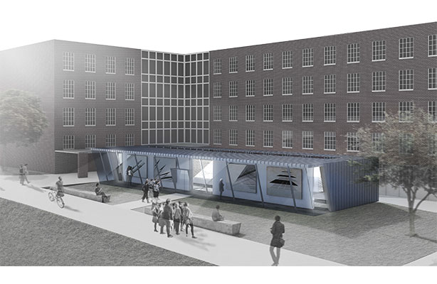 rendering of REACH: Brooklyn College Art Gallery