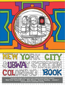 cover: New York City Subway Station Coloring Book