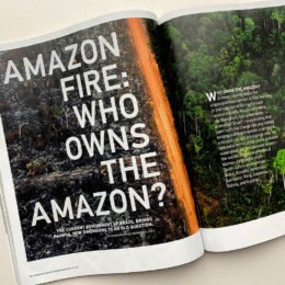 Amazon Fire magazine spread