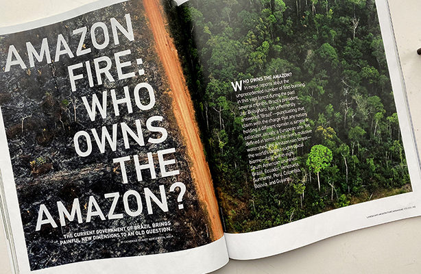 Amazon Fire magazine spread