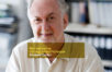 photo: Michael Sorkin with text overlay, Remembering Distinguished Professor Michael Sorkin