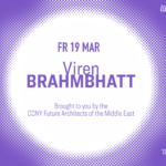 Viren Brahmbhatt Lunchtime Lecture Poster