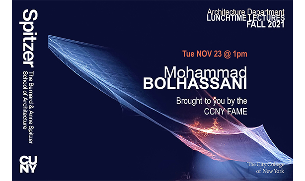 Lunchtime Lecture Mohammad Bolhassani Graphic