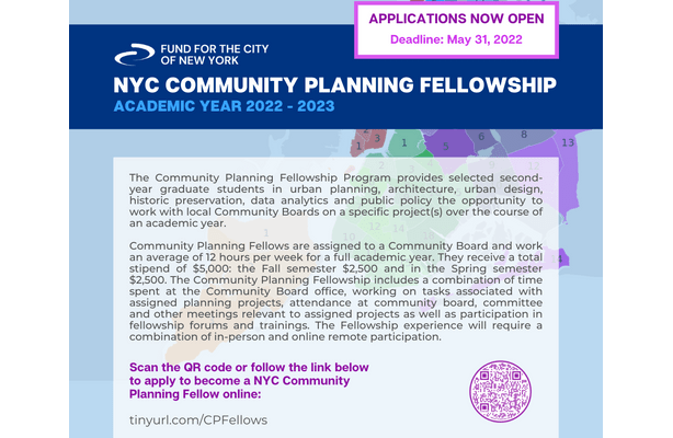 Nyc Community Planning Fellowship 614W