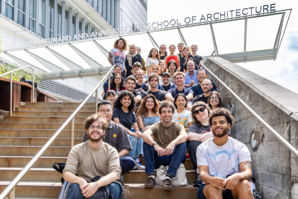 Group photo of MLA students at the Spitzer School of Architecture