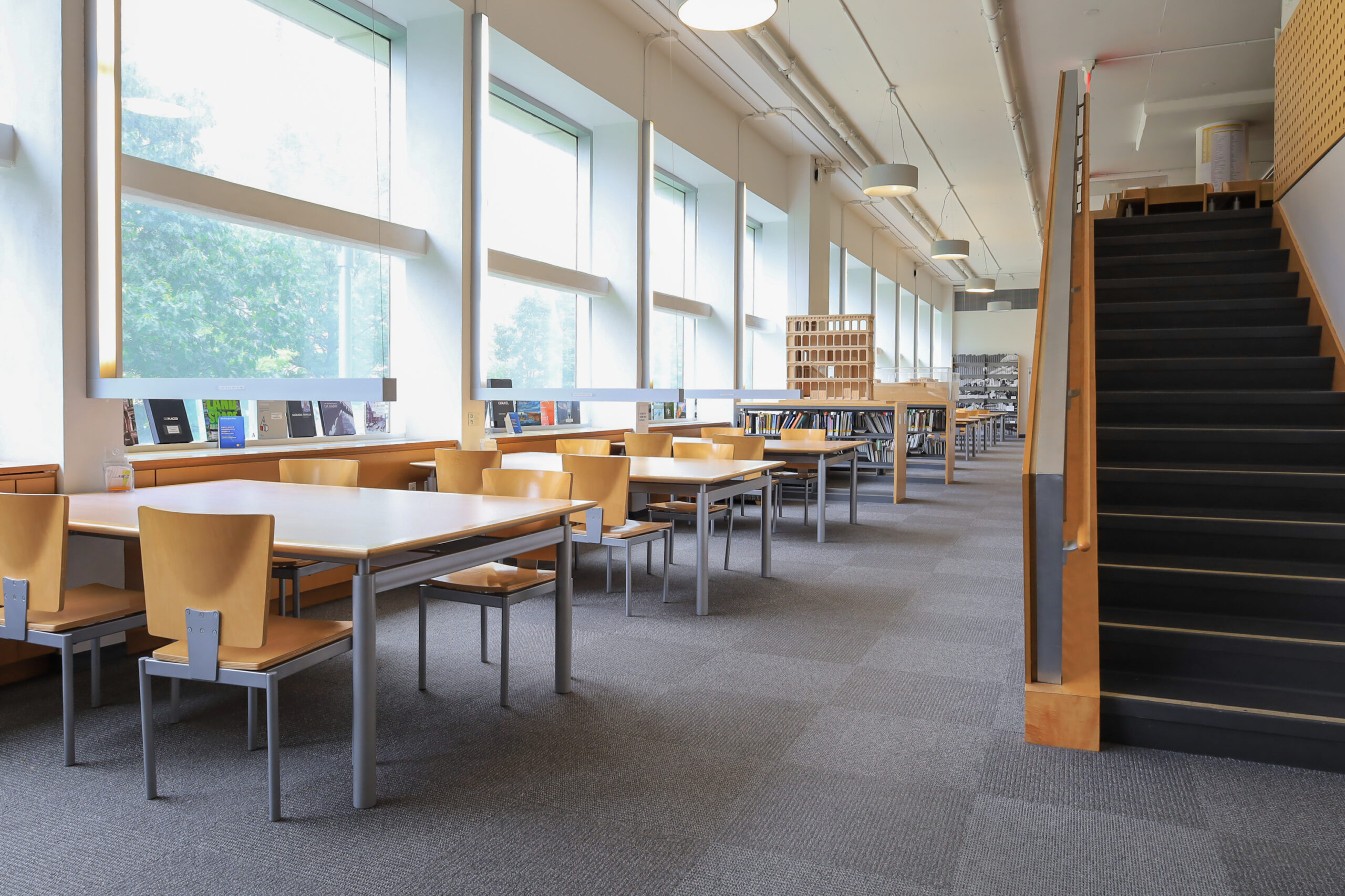 Library at the Spitzer School of Architecture