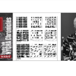 A triptych of three images, presented horizontally, advertising an event titled "Studio talk NYCHA Chronicles." Left Image: The cover of the book A History of Housing in New York City by Richard Plunz. The cover features a vintage, overhead map of Manhattan. Text in a red box displays the book title and author, while vertical white text on the right side reads "Studio talk NYCHA Chronicles" and "Feb 26 | Rm 107." Center Image: A white square containing nine architectural site plans or diagrams arranged in a three-by-three grid. These diagrams show various configurations of building footprints and urban layouts. Right Image: A black-and-white photograph of an older man with white hair and thick-rimmed glasses, looking downward and touching his face. He is wearing a patterned, dark sweater. Vertical white text on the right edge again reads "NYCHA Chronicles."