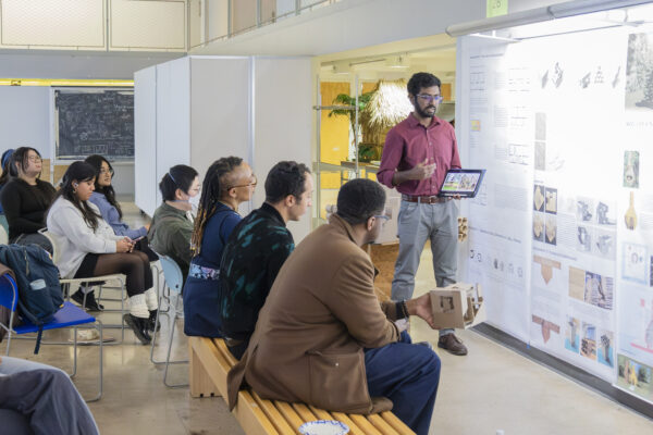 Spitzer School of Architecture, Students presenting work during the final review