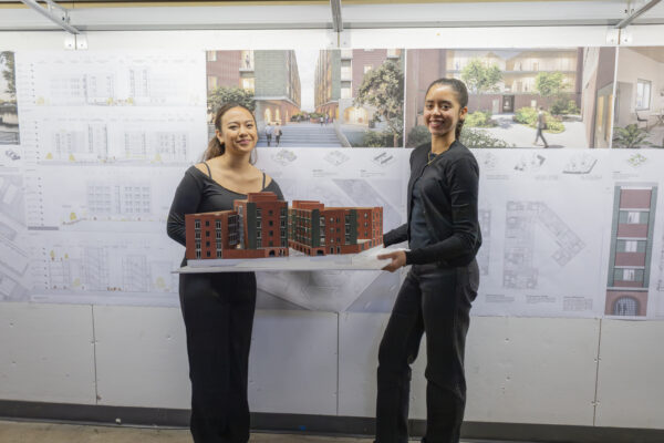 Spitzer School of Architecture, Students presenting work during the final review