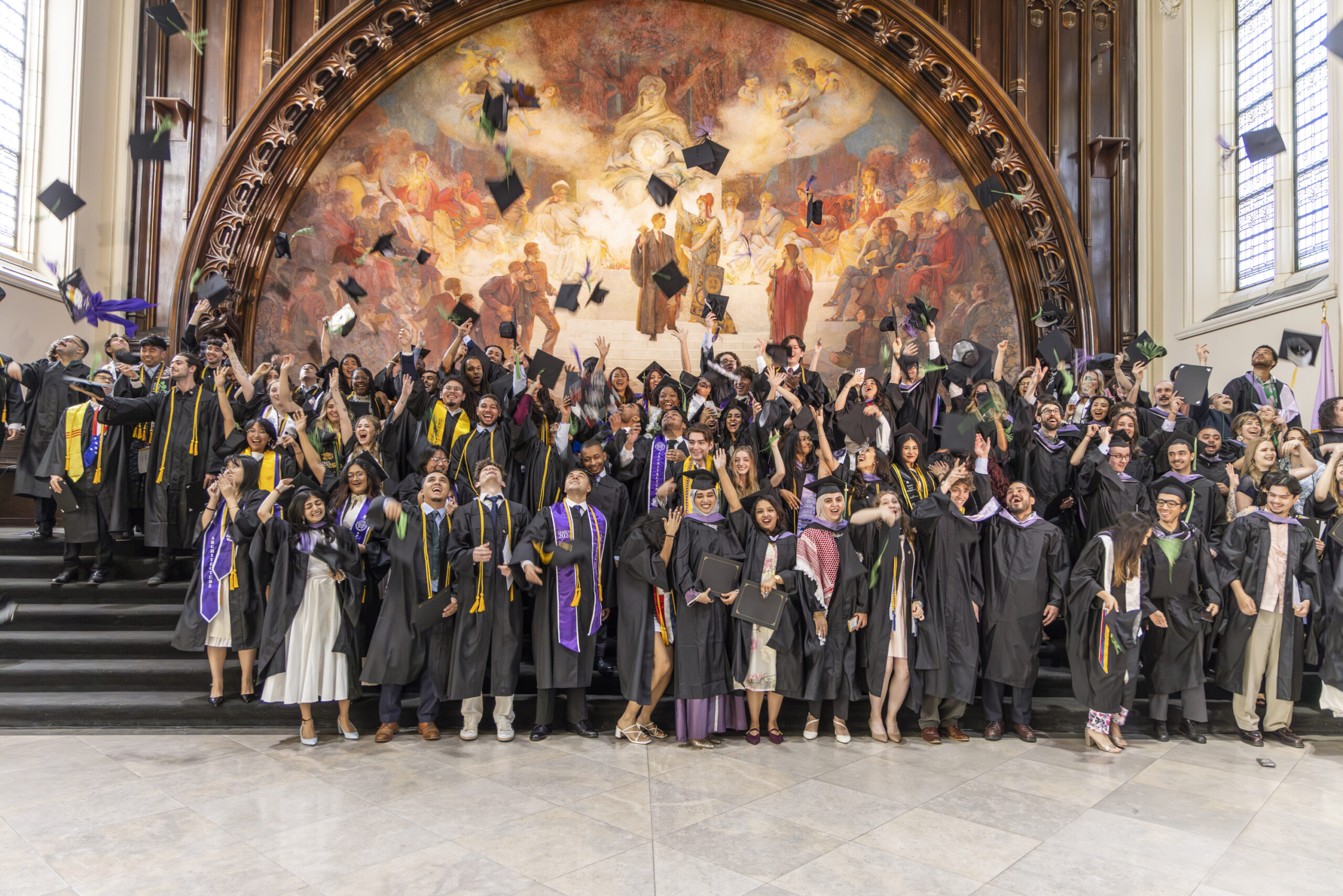 Spitzer School of Architecture Graduation Ceremony in the Great Hall at City College