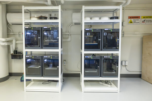 3D printers at the Spitzer School of Architecture