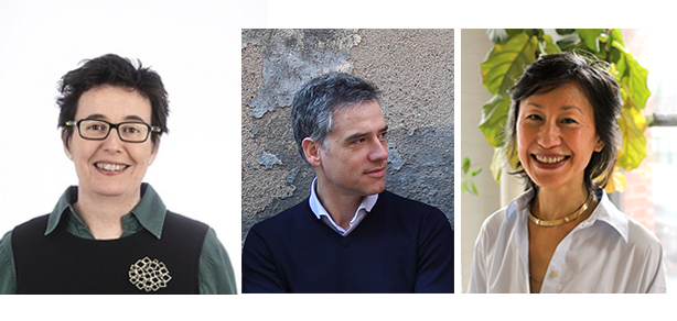 Panelists (left to right) Maria Buhigas, Josep Ricart, Mimi Hoang